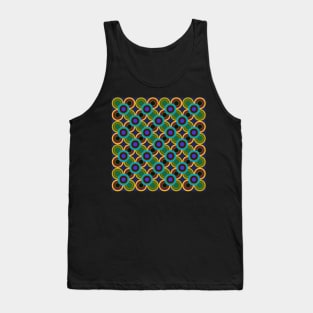 mid century abstract geometrical pattern Tank Top